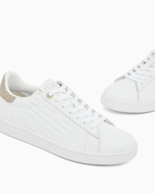 EA7 White Classic Cc Sneakers