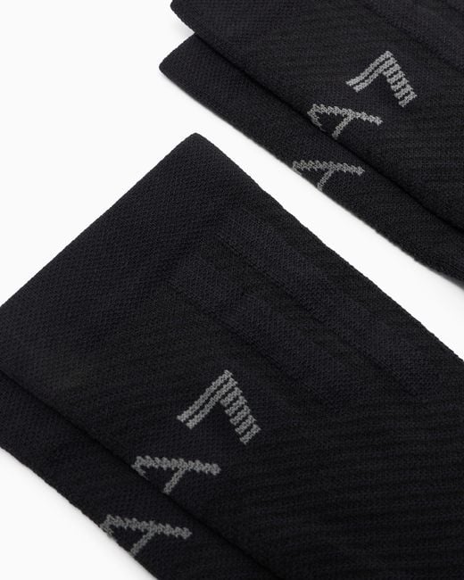 EA7 White Ankle Socks With Reinforced Heel New Running Socks 2/Pack