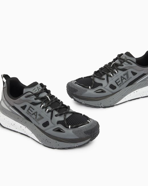 EA7 White Sneakers Crusher Sonic Trail 2.0