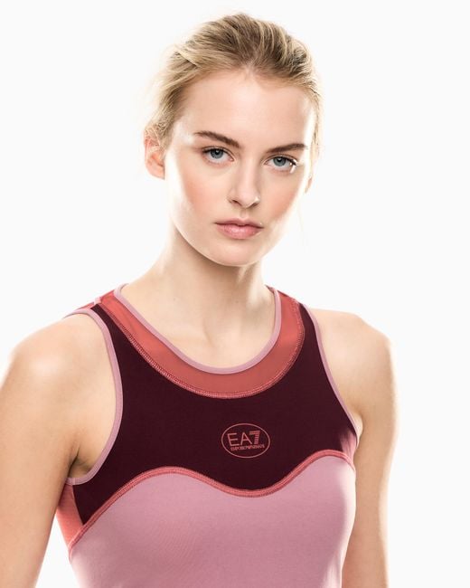 EA7 Pink Tennis Pro Dress