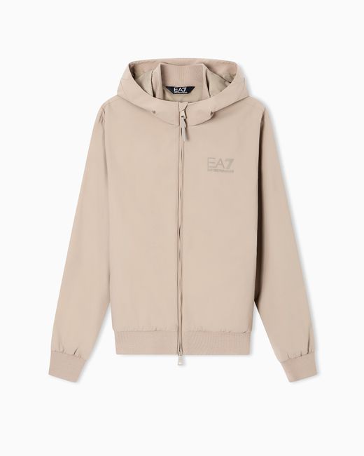 EA7 Natural Lux Identity Technical-Fabric Jacket for men