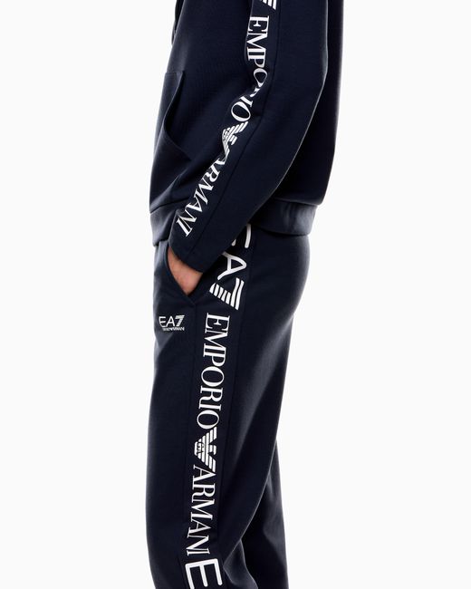 EA7 Blue Logo Suit