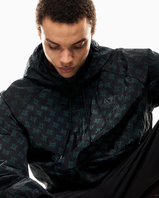 EA7 Dynamic Athlete Trainingsanzug Mit Print Aus Ventus7-Funktionsgewebe in Black für Herren