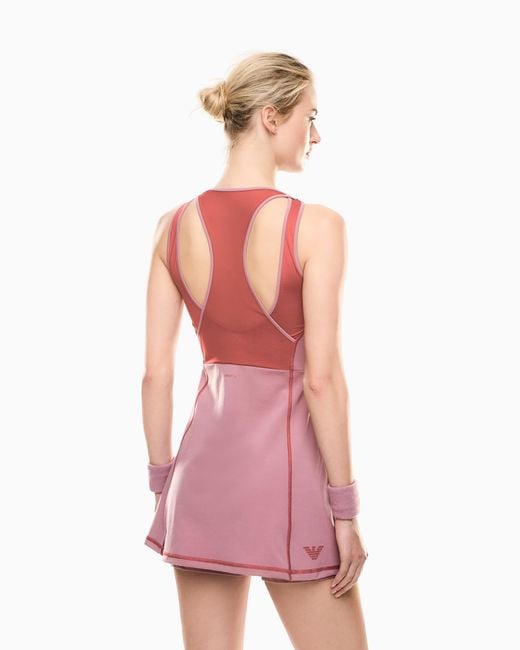 EA7 Pink Tennis Pro Dress