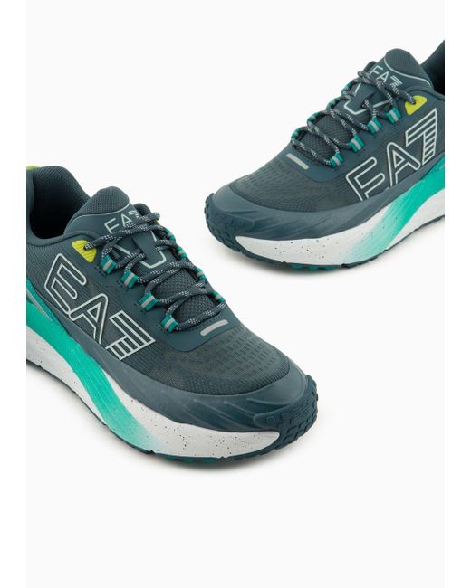 EA7 Green Crusher Distance Sonic Trail Sneakers