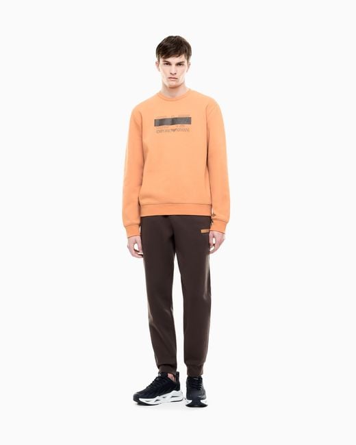 EA7 Orange Tracksuit Visibility Regular Fit for men