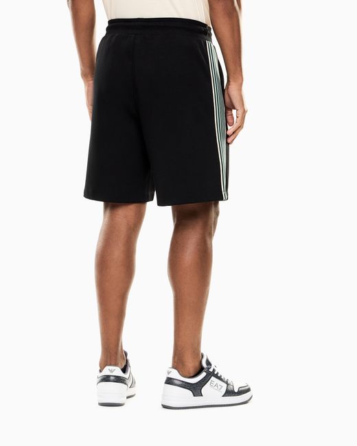 Bermuda Logo Series di EA7 in Black da Uomo