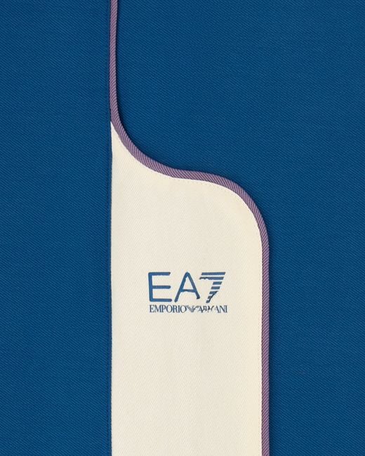 EA7 Blue Oversized Jersey Trousers Sporting Club