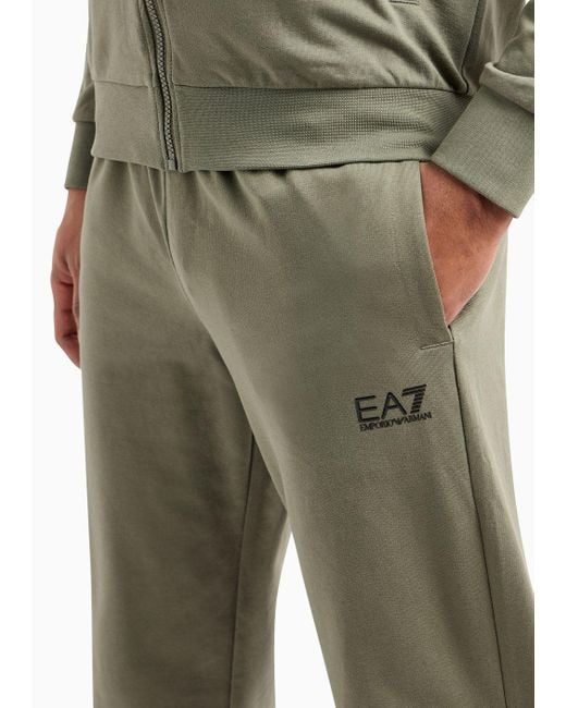 EA7 Green Core Identity Cotton Tracksuit for men