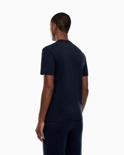 T-Shirt Core Identity di EA7 in Blue da Uomo