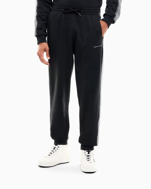 EA7 Blue Trouser Logo Series Regular Fit for men