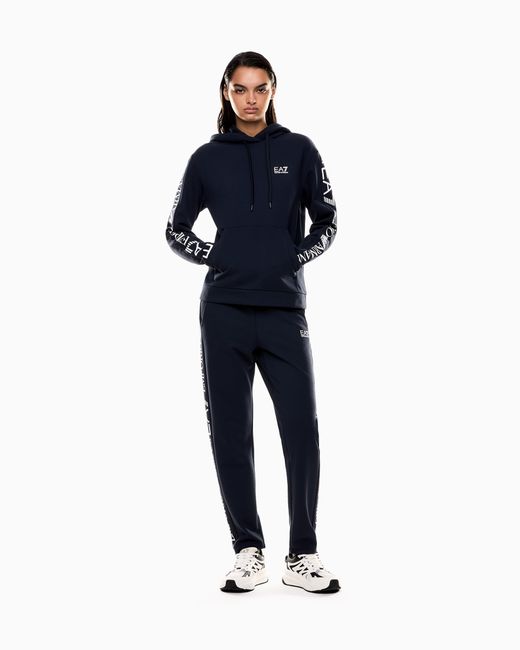EA7 Blue Logo Suit