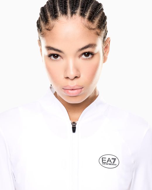 EA7 White Tennis Pro Sweatshirt