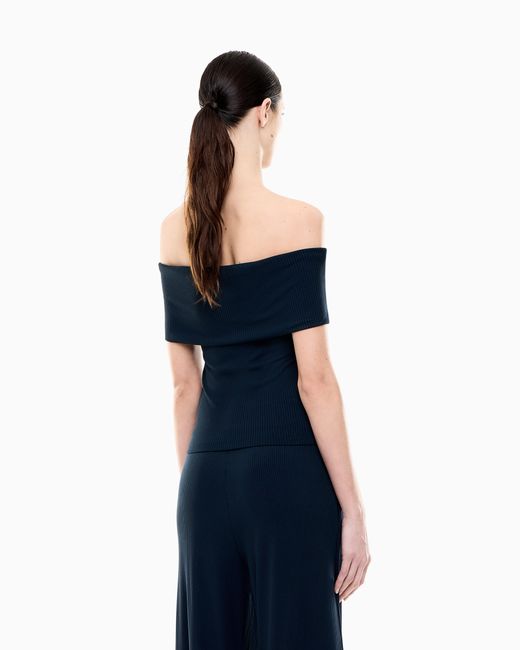 EA7 Blue Top