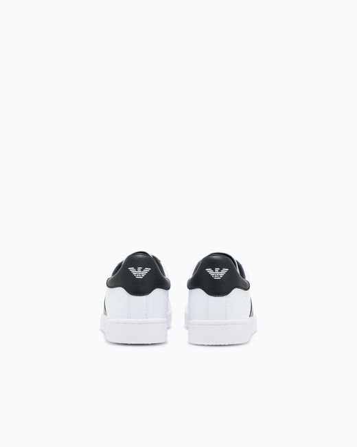 EA7 White Classic Sneakers