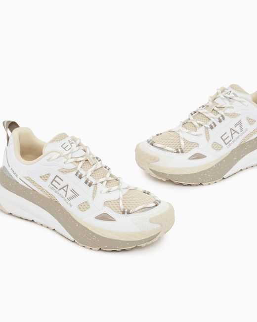 EA7 White Sneakers Crusher Sonic Trail 2.0