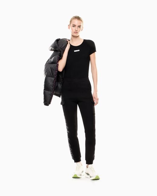 EA7 Black Dynamic Athlete Jogginghose Aus „Natural Ventus7"-Funktionsgewebe
