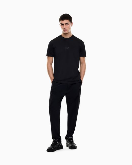EA7 Blue Golf Pro Ventus7 Technical-Fabric Cargo Trousers for men