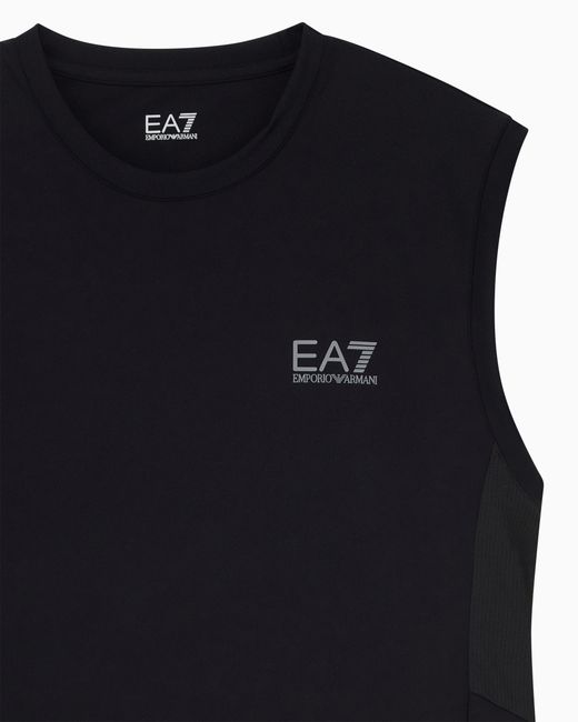 EA7 Black Tank Vigor 7 Slim Fit for men
