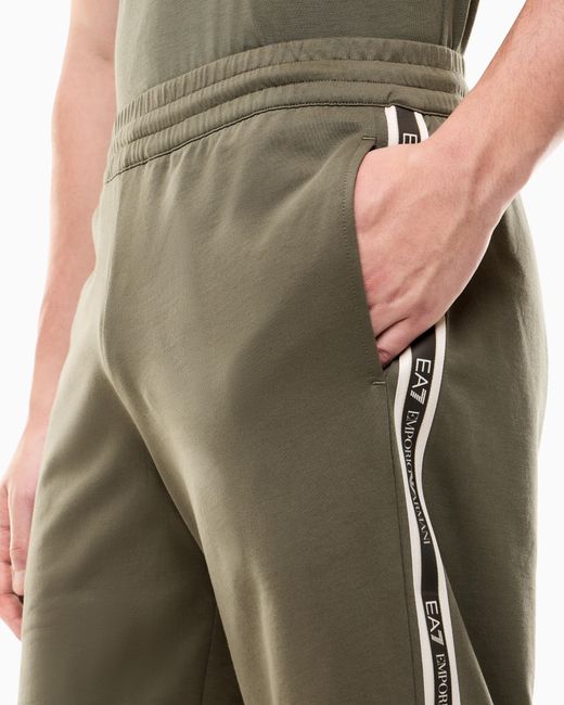 EA7 Green Bermuda Logo Series Slim Fit for men