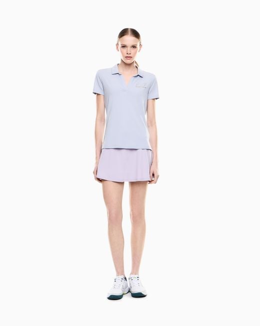 EA7 Purple Tennis Pro Mini Skirt