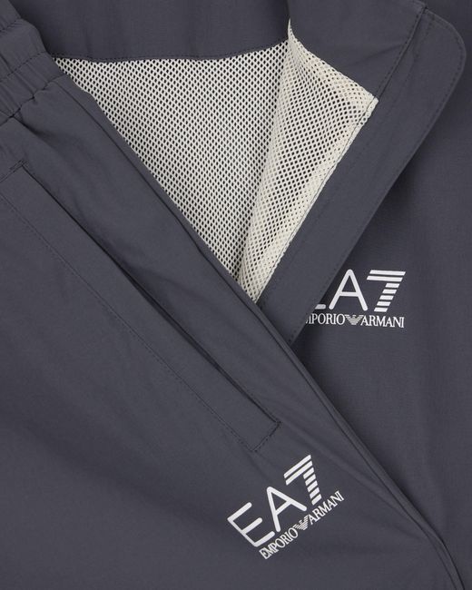 EA7 Blue Tracksuit Tennis Pro Regular Fit With Elastane