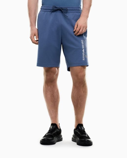 EA7 Blue Visibility Shorts for men