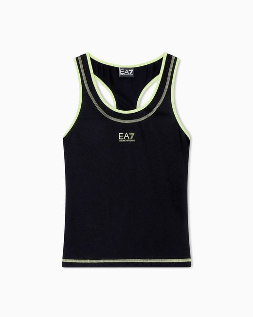 EA7 Black Dynamic Athlete Tanktop Aus Ventus7-Funktionsgewebe