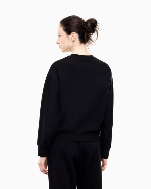 EA7 Blue Oversized Sweatshirt Visibility