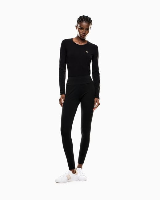 EA7 Black Stretch Legging