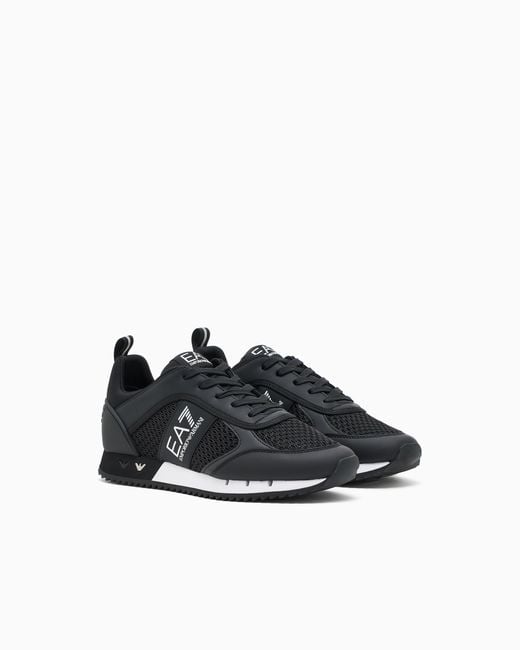 EA7 Black And Laces Sneakers
