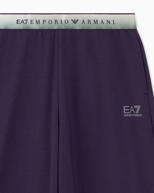 EA7 Blue Regular Fit Pants Natural Ventus 7