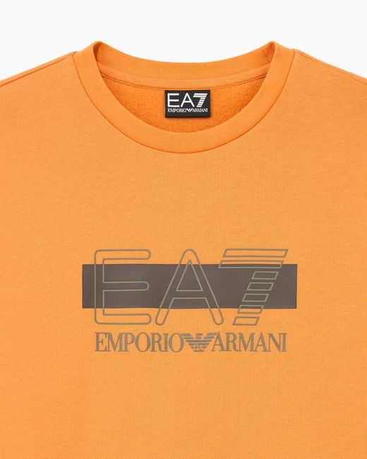 EA7 Orange Tracksuit Visibility Regular Fit for men