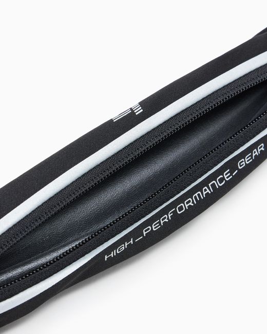 Marsupio Slim Con Zip E Cintura Regolabile di EA7 in White