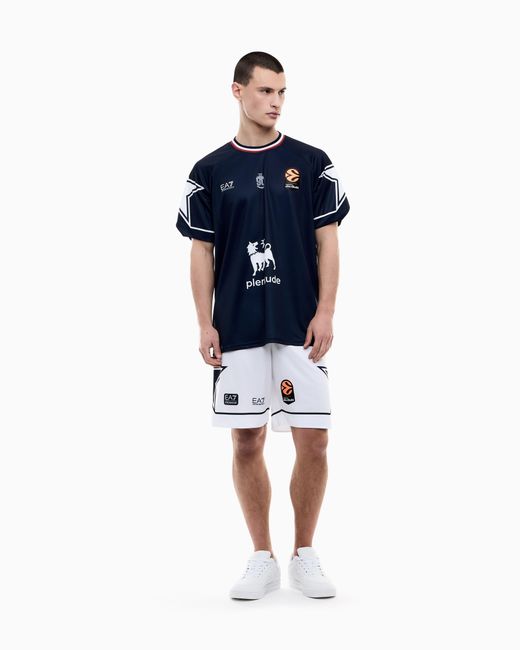 EA7 Blue Olimpia Milano 25/26 Championship Replica Jersey for men