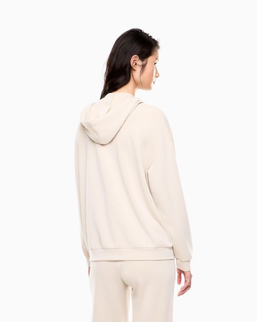 EA7 Natural Core Lady Hooded Sweatshirt