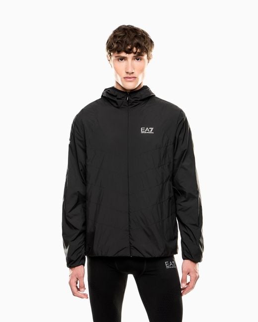 Giacca Imbottita Dynamic Athlete di EA7 in Black da Uomo
