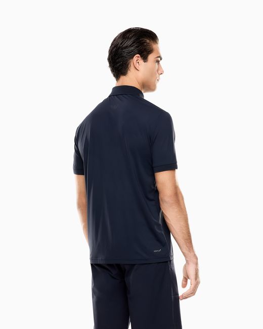 EA7 Blue Golf Pro Polo Shirt for men