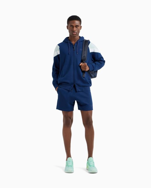 Shorts 7 Lines di EA7 in Blue da Uomo