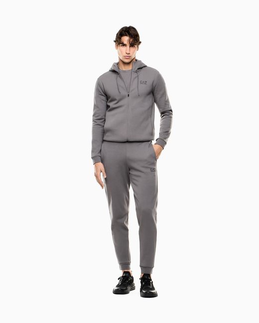 EA7 Gray Dynamic Athlete Tracksuit for men