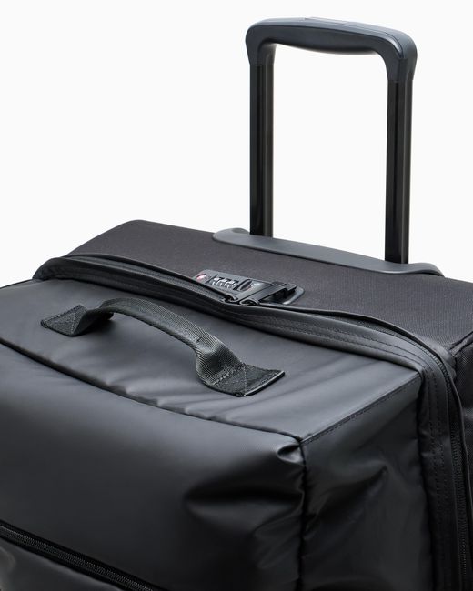 EA7 Black Large Technical Fabric Trolley