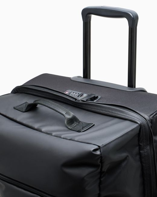 EA7 Black Großer Trolley Aus Technischem Gewebe