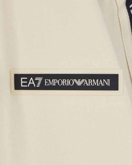 EA7 Natural Regular Fit Polo Shirt Logo Series for men
