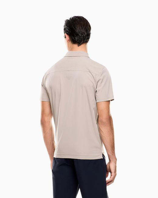 Polo Tennis Pro di EA7 in Pink da Uomo