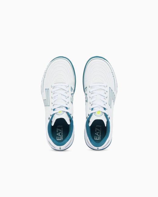 EA7 Blue Tennis Sneaker