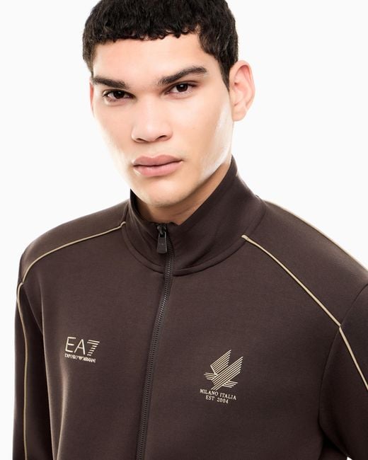 EA7 Gray Tracksuit Soccer Regular Fit for men