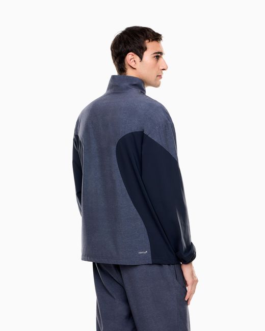 EA7 Blue Dynamic Athlete Jacket for men