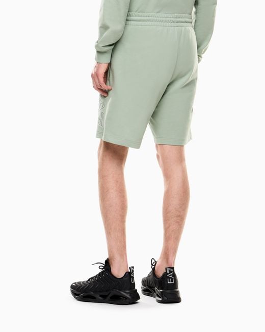 EA7 Green Visibility Shorts for men