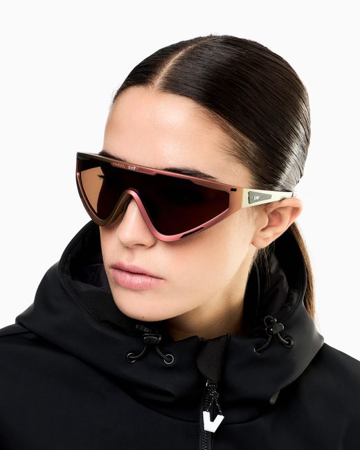 EA7 Sonnenbrille Ascentix in Red für Herren