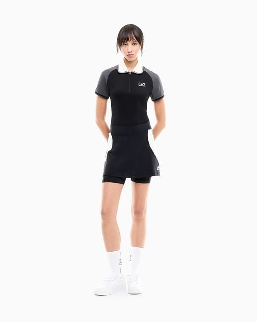 EA7 Black Polo Shirt Golf Pro Regular Fit